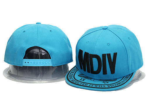 MDIV Blue Snapback Hat YS 0701